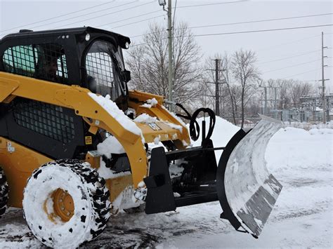 8 0 skid steer utility snow plow blade|skid steer attachments snow plow.